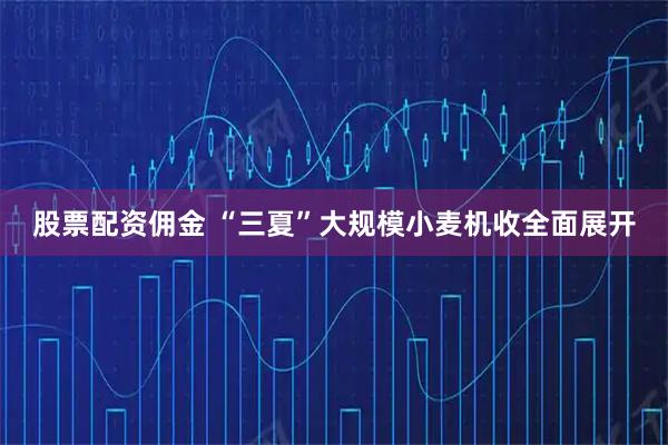 股票配资佣金 “三夏”大规模小麦机收全面展开