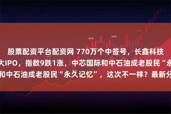 股票配资平台配资网 770万个中签号，长鑫科技明天上市！A股历史十大IPO，指数9跌1涨，中芯国际和中石油成老股民“永久记忆”，这次不一样？最新分析来了